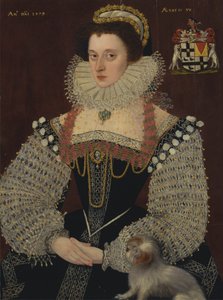 Frances, Lady Brydges (ca 1553-1623) av George Gower