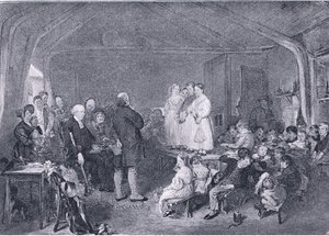 Katekes i ett skolrum, från The Magazine of Art 1893, Cassell and Company, 1893 av George Harvey