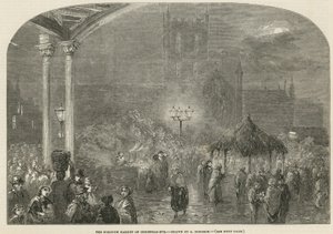 Borough Market, London, på julafton