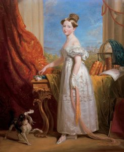 Porträtt av prinsessan Victoria av George Hayter