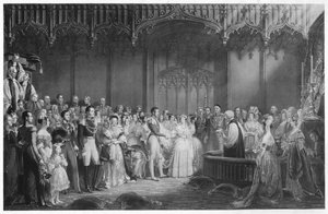 Drottning Victorias och Prins Alberts äktenskap, c1840, 1911