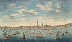 En östlig utsikt över staden Philadelphia, i provinsen Pennsylvania, i Nordamerika: tagen från Jersey Shore av George Heap