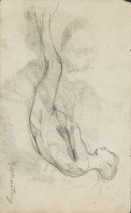 Ligger naken av George Hendrik Breitner (signed by artist)