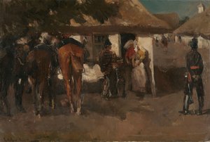 Debiterar trupperna av George Hendrik Breitner
