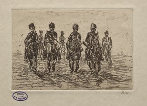Kavalleri scen. av George Hendrik Breitner