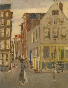 Lauriergracht vid Tweede Laurierdwarsstraat av George Hendrik Breitner