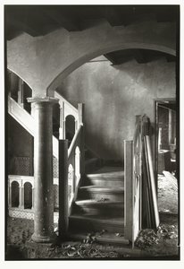 Hallen i Inter Quercus-huset i Aerdenhout, under uppbyggnad av George Hendrik Breitner