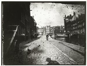 Utsikt över Looiersgracht i Amsterdam av George Hendrik Breitner