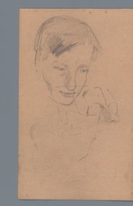 Kopf eines jungen Mannes av George Hendrik Breitner