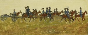 Husarer på manöver av George Hendrik Breitner