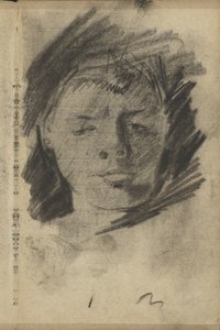 Porträtt av en okänd kvinna av George Hendrik Breitner