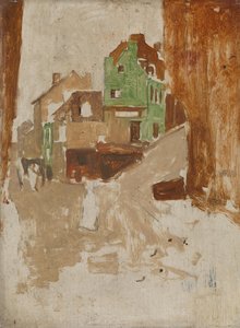 Gata i Montmartre, Paris av George Hendrik Breitner