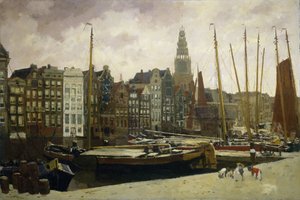 Damrak, Amsterdam av George Hendrik Breitner