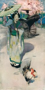 The Promenade, Tokyo, c1894 av George Henry