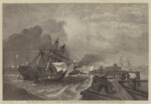Fartyg och besättning räddade, i utställningen av Society of Painters in Water Colours av George Henry Andrews