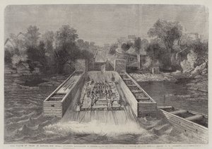 Prinsen av Wales i Kanada, Hans kungliga höghet åker ner för en timer-slide i Ottawa av George Henry Andrews