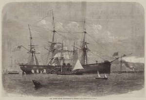 USA Steam-Corvette, Niagara av George Henry Andrews