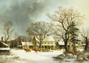 Sju mil till Salem, 1863 av George Henry Durrie
