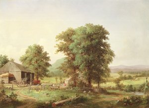 Sommarlandskap, 1862 av George Henry Durrie