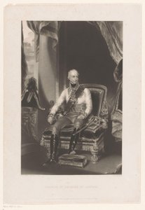 Porträtt av Francis II Josef Karel, romersk-tysk kejsare Franciskus 1:e kejsare av Österrike (titel på objektet)