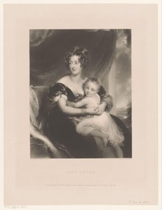 Porträtt av Georgiana Agar-Ellis Lady Dover (titel på objekt)