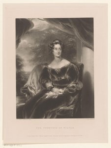 Porträtt av Mary Margaret Stanley Grevinnan av Wilton (titel på objekt)