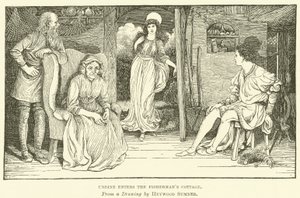 Undine går in i Fishermans Cottage