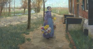 Blomsterflicka i Holland, 1887