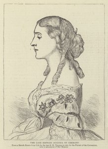 Den sena kejsarinnan Augusta av Tyskland av George Housman Thomas