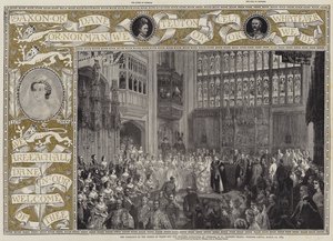 Prinsen av Wales och prinsessan Alexandra av Danmarks bröllop i St George