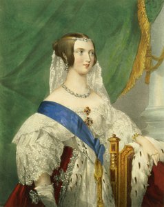 Hennes nådigaste majestät, drottning Victoria (1819-1901), graverad av James Henry Lynch (fl.1815-68).