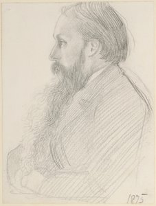 Porträtt av Edward Burne-Jones, 1875