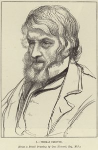 Porträtt av Thomas Carlyle