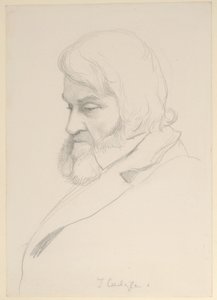 Porträtt av Thomas Carlyle, ca 1875