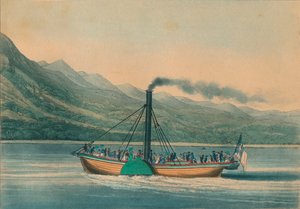En resa uppför Loch Lomond, 1825.
