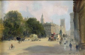 Tidig eftermiddag, Whitehall, London