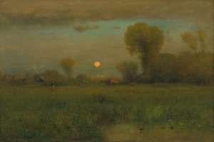 Harvest Moon, 1891. av George Inness