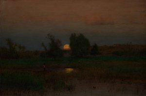 Månuppgång av George Inness