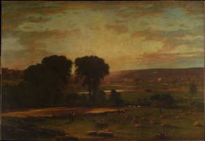 Fred och överflöd av George Inness