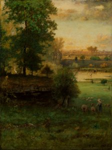 Scen i Durham, en idyll av George Inness