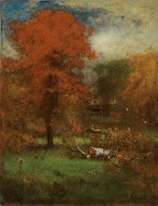 Bruksdammen, 1889. av George Inness
