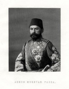 Ahmed Mukhtar Pasha, franska och osmanska rikets arméofficer, 1800-talet.