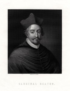 Kardinal David Beaton, c1494-1546, skotsk kardinal och ärkebiskop av St Andrews