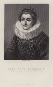 Lady Anna Mackenzie, grevinna av Balcarres och därefter av Argyll av George J. Stodart