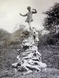 Fotografiskt tryck av Peter Pan-statyn i Kensington Gardens av George James Frampton