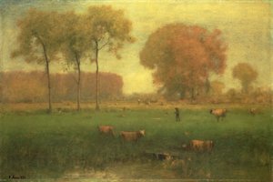 Indiska sommaren, 1891 av George Jnr. Inness