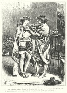 David och Jonathan (gravyr)