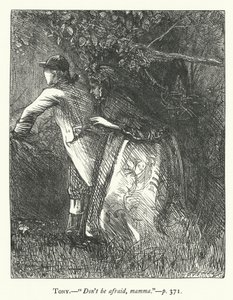 Illustration för She Stoops To Conquer (gravyr) av George John Pinwell