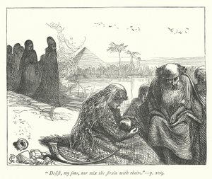 Illustration för fångenskapen (gravyr) av George John Pinwell