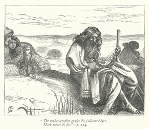 Illustration för fångenskapen (gravyr) av George John Pinwell